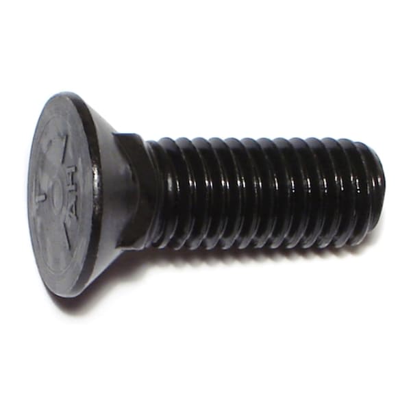 Midwest Fastener Plow Bolt, 1/2"-13 Thrd Sz, 1-1/2" L, Flat Head, Steel, Plain, 50 PK 01241 - main